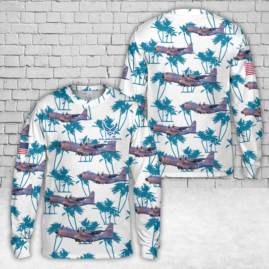 USAF Lockheed C-130 Hercules AOP Long Sleeve Shirt