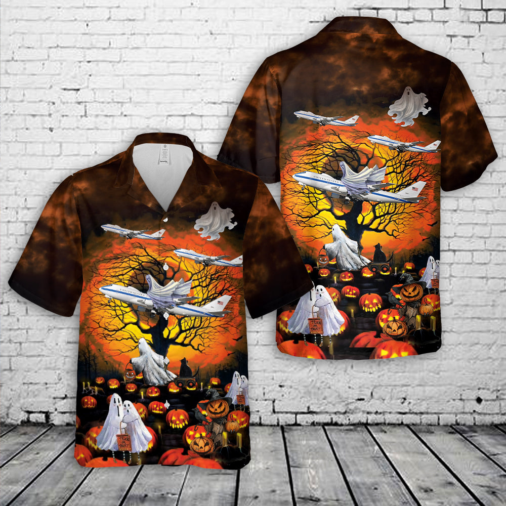 USAF Nightwatch Doomsday Halloween Hawaiian Shirt