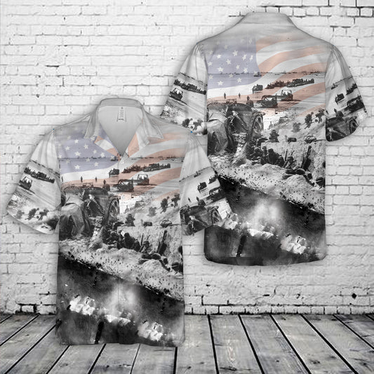 USA Utah Beach D-Day Normandy Landings Hawaiian Shirt