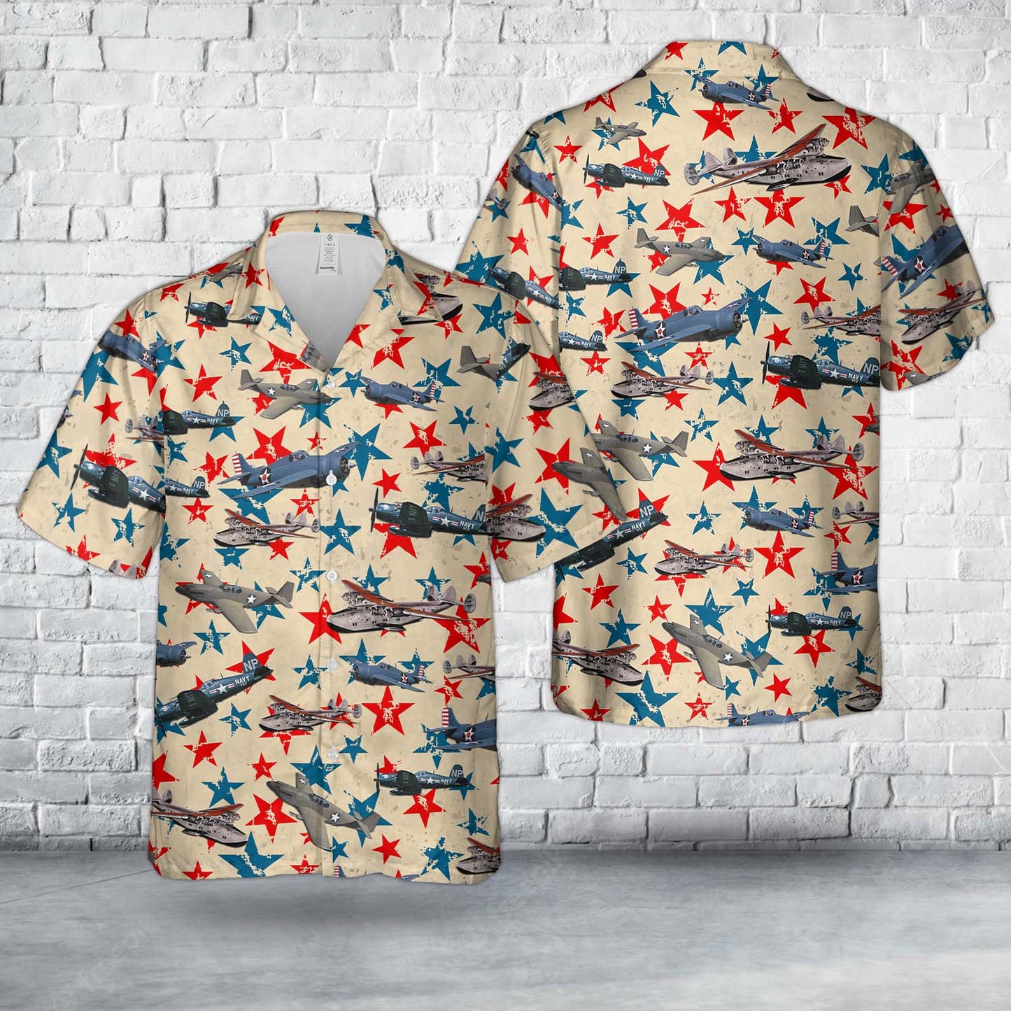 USA WWII Aircraft, 4th Of July Hawaiian Shirt