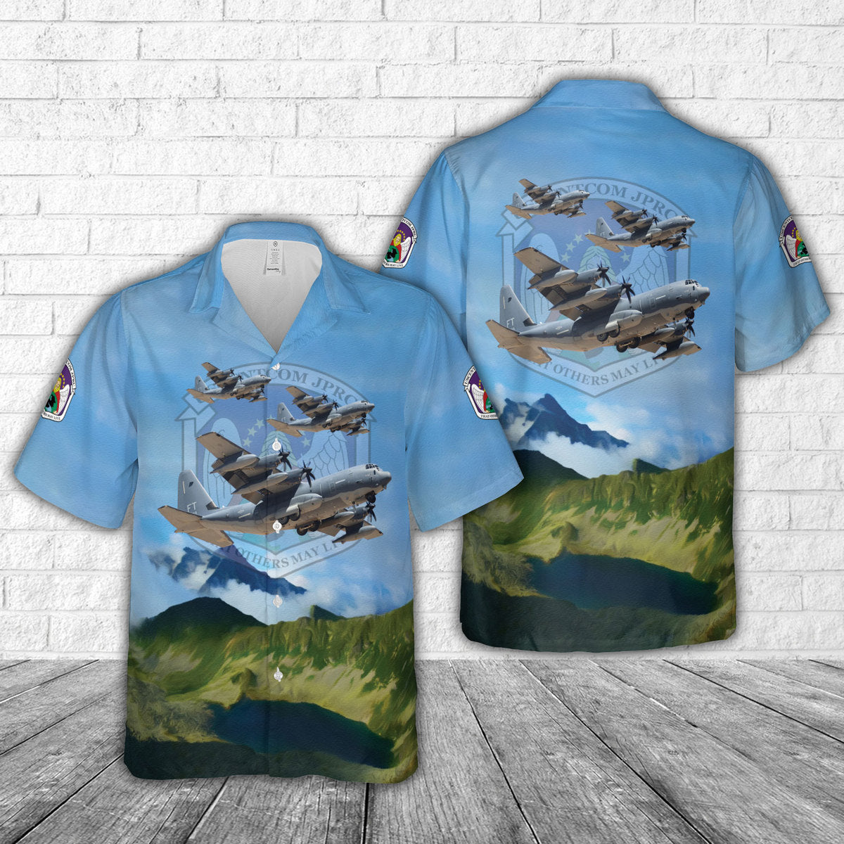 USCENTCOM JPRC And HC-130J Hawaiian Shirt