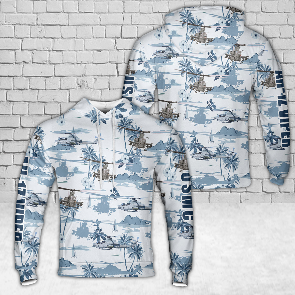 USMC AH-1Z Viper 3D Hoodie