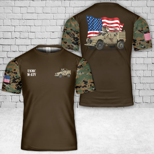 Usmc M-atv 3D T-Shirt