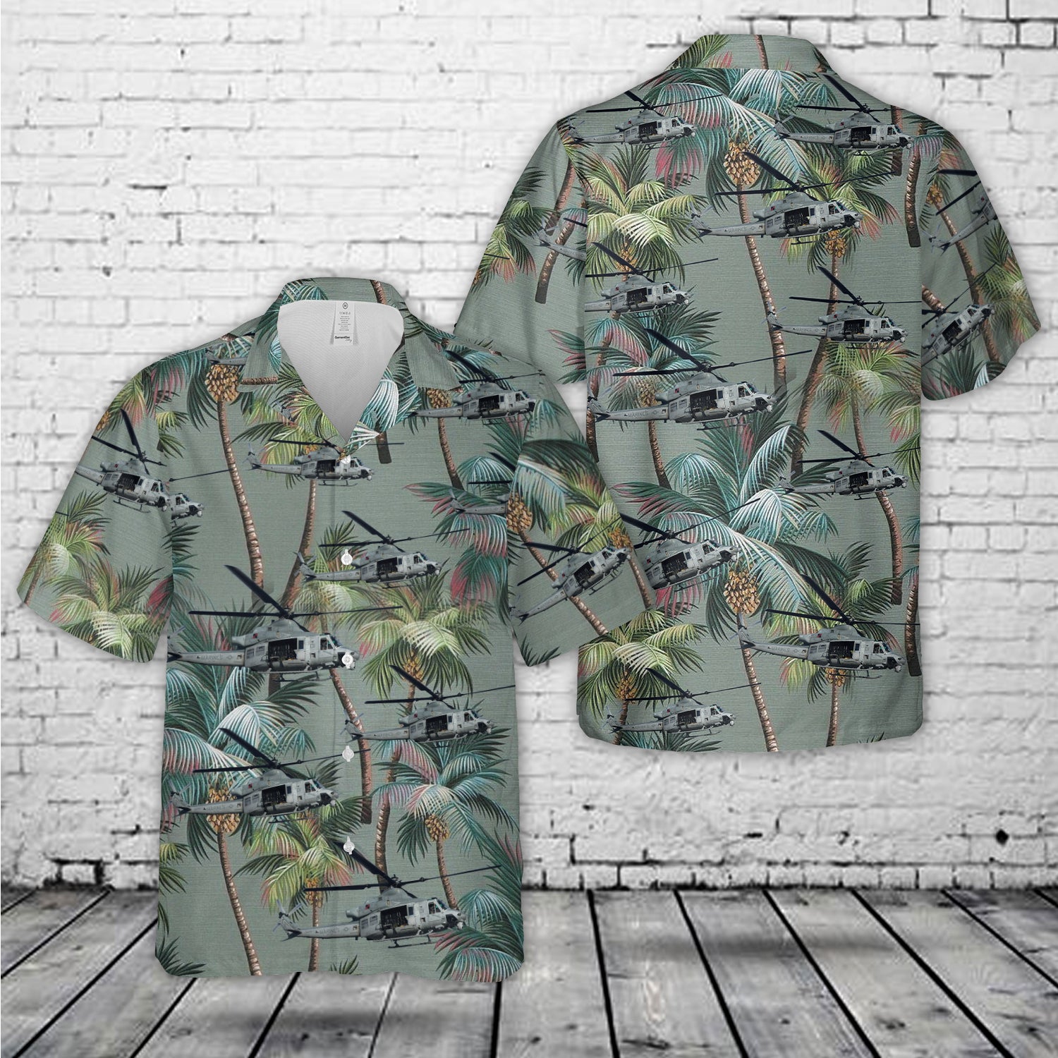 USMC UH-1Y Hawaiian Shirt