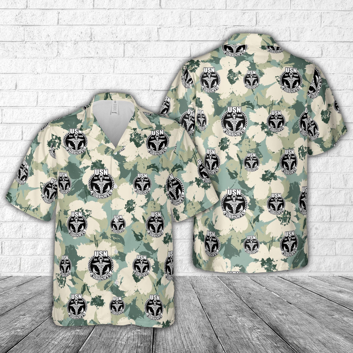 USN Corpsman Hawaiian Shirt