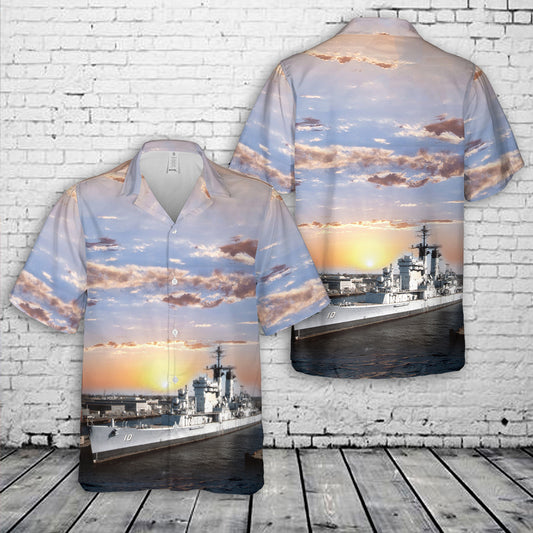 USS Albany CG-10 Hawaiian Shirt