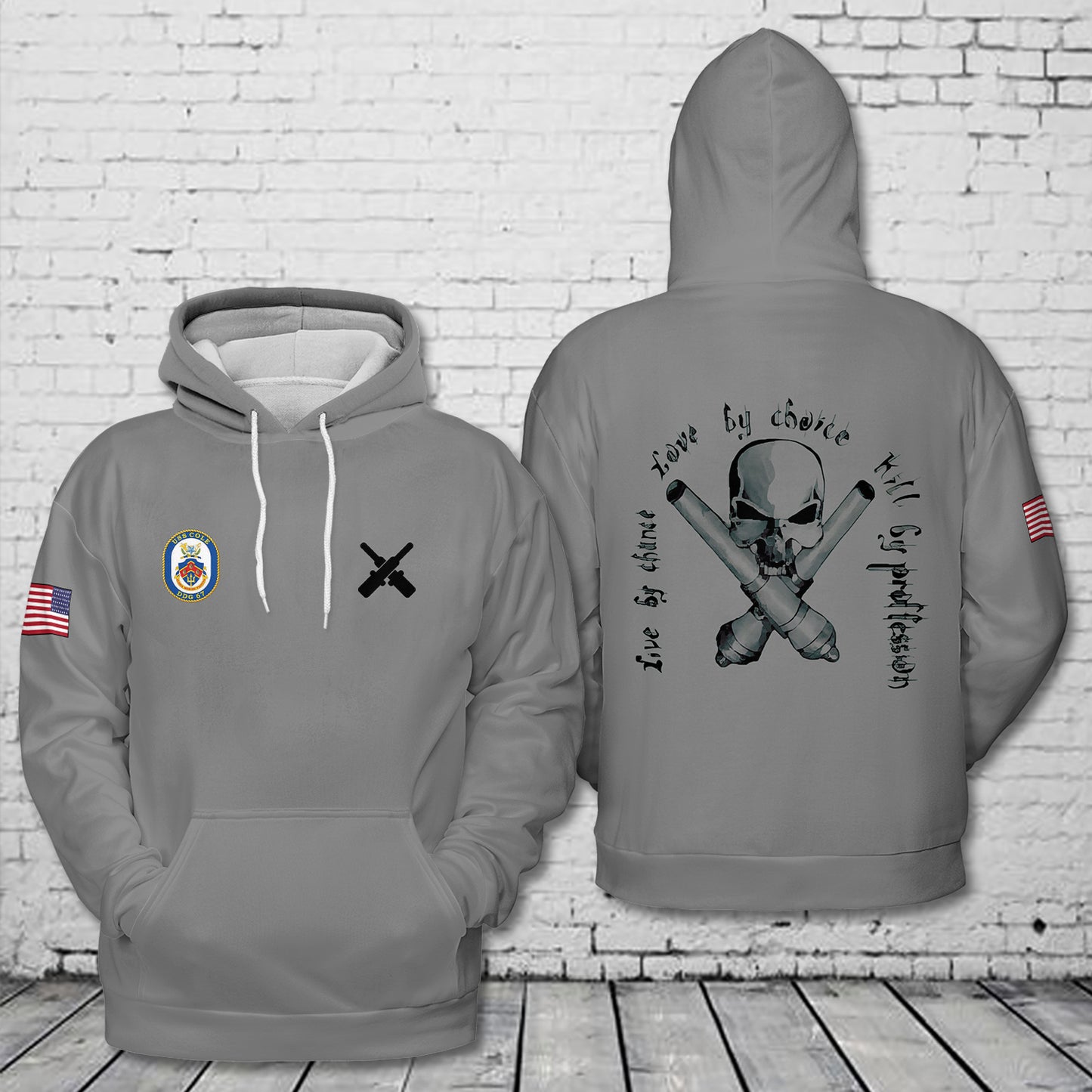 USS Cole (DDG-67) 3D Hoodie