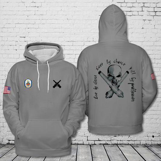 USS Cole (DDG-67) 3D Hoodie