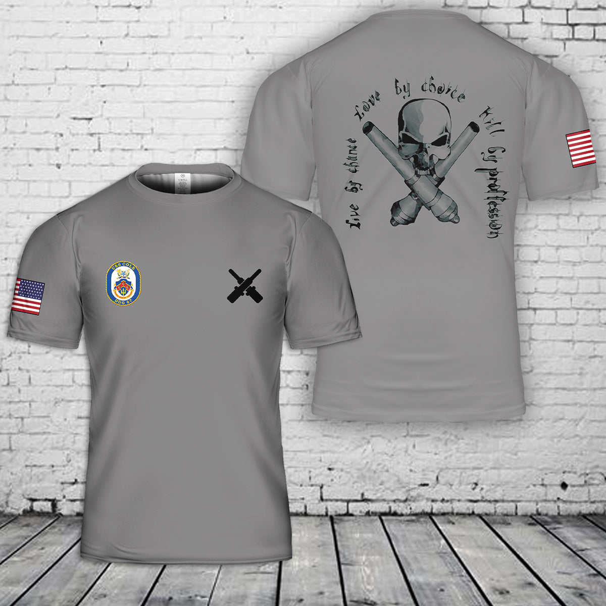 USS Cole (DDG-67) 3D T-shirt