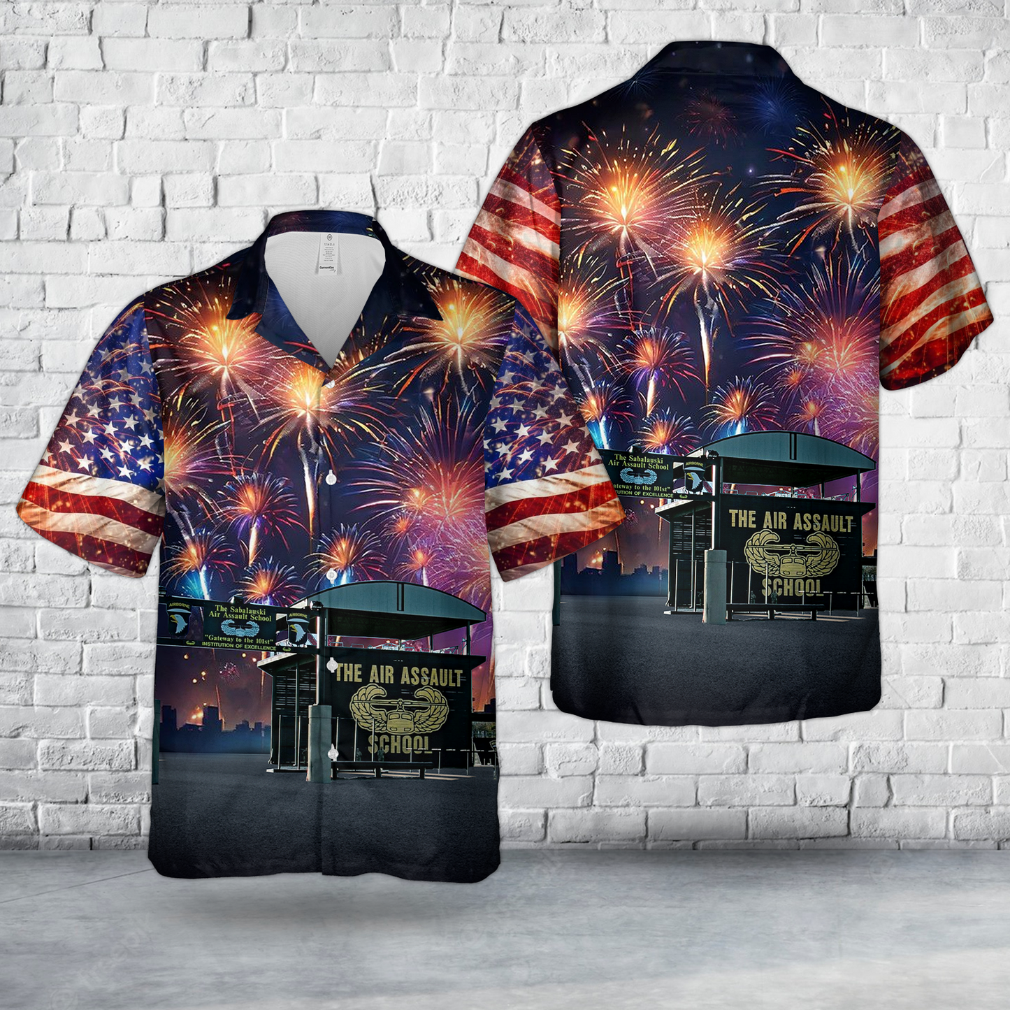 US ARMY Air Assault School, 4th Of July Hawaiian Shirt