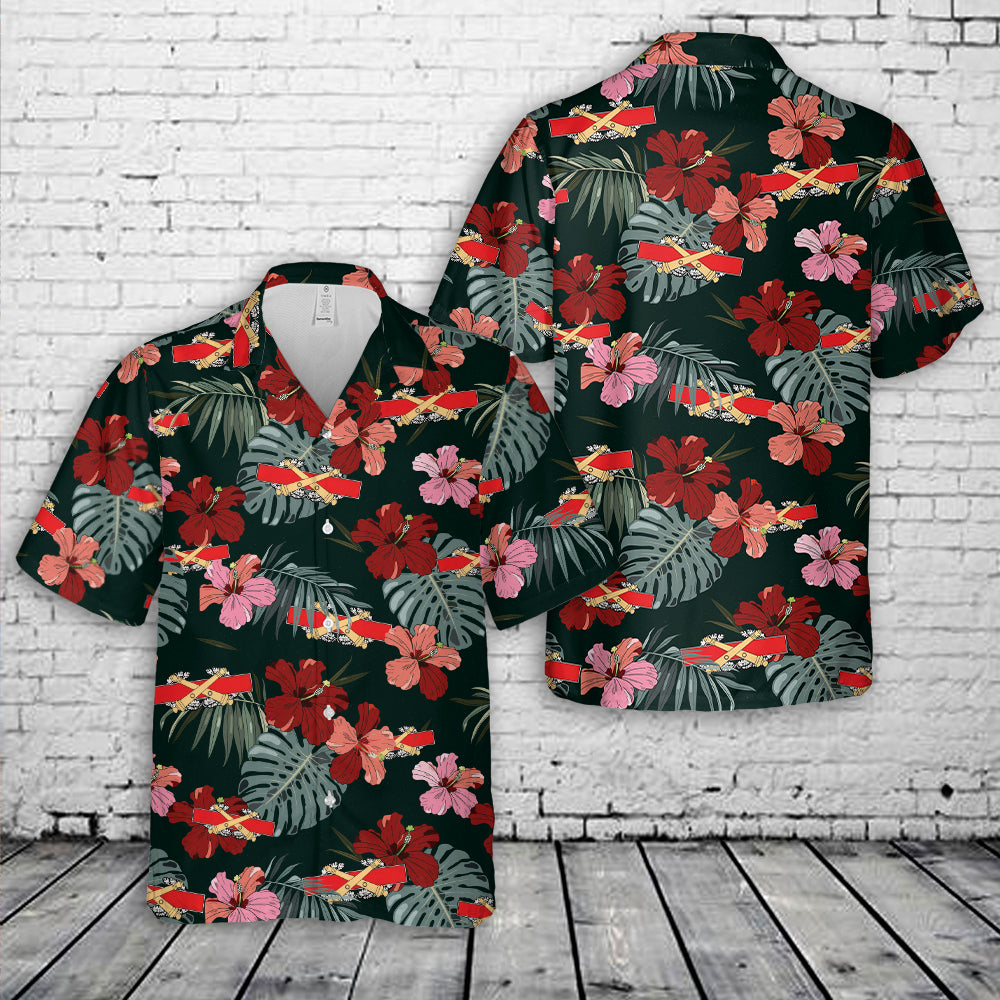 US ARMY COMBAT ARTILLERY BADGE Hawaiian Shirt