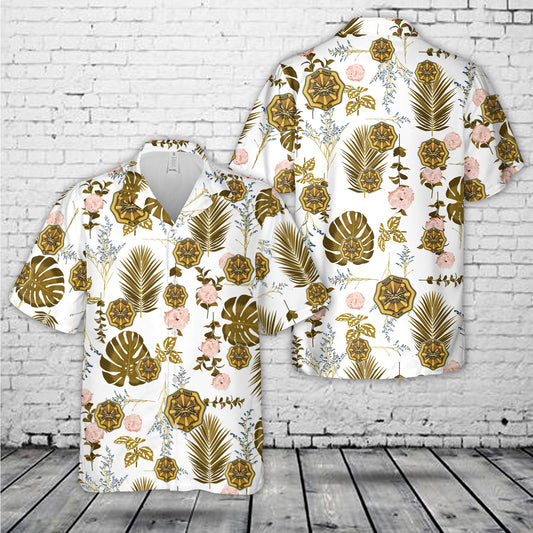 US Abrams Master Gunner M1/M1A1 Hawaiian Shirt