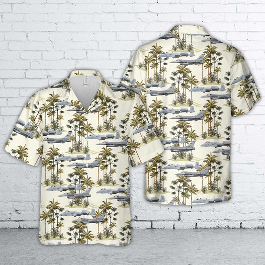 US Air Force 127th Fighter Wing Red Devils Selfridge AFB Hawaiian Shirt