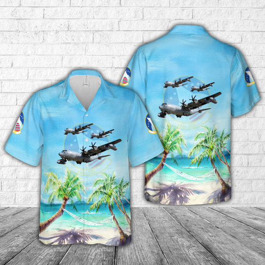 US Air Force 193d Special Operations Squadron EC-130J Hawaiian Shirt