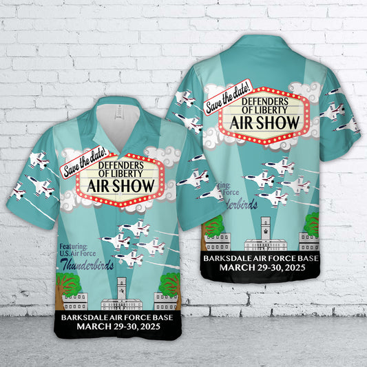 US Air Force 2025 Defenders of Liberty Air Show Hawaiian Shirt