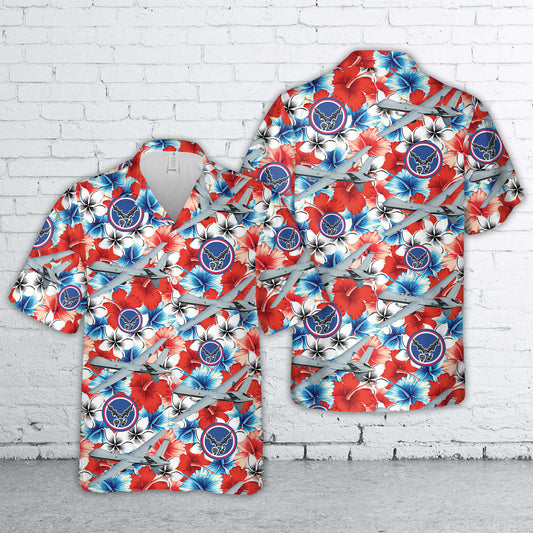 US Air Force 25 ATKW MQ-9 Reaper Hawaiian Shirt