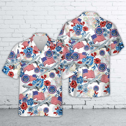 US Air Force 25 ATKW MQ-9 Reaper Hawaiian Shirt