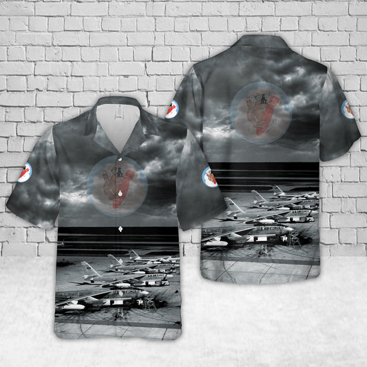 US Air Force 422d Bombardment Squadron B-47 Stratojets Hawaiian Shirt