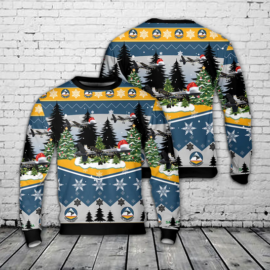 US Air Force 42nd Attack Squadron MQ-9 "Reaper" (UAV) AOP Christmas Sweater