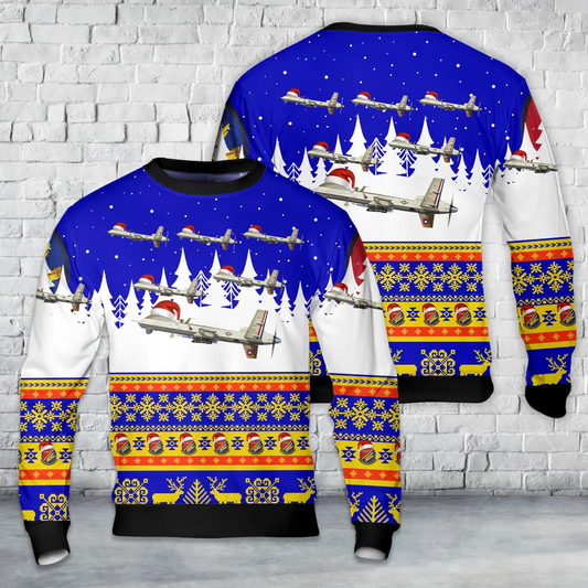 US Air Force 50th Attack Squadron MQ-9 Reaper AOP Christmas Sweater