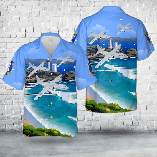 US Air Force 53rd Airlift Squadron Team Little Rock Lockheed Martin C-130E Hawaiian Shirt