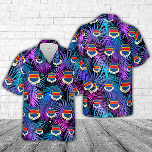 US Air Force 55th Wing RC-135S COBRA BALL Hawaiian Shirt