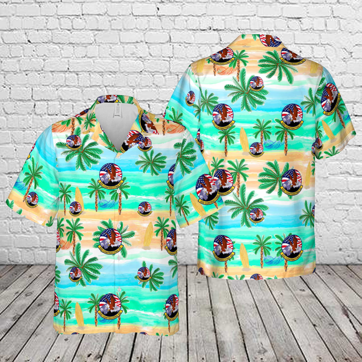 US Air Force 62d Contracting Squadron Hawaiian Shirt