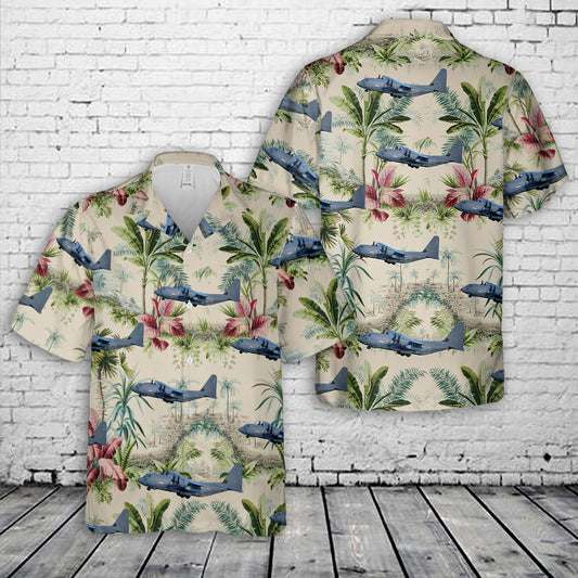 US Air Force 67th Special Operations Squadron Night Owls Lockheed MC-130J Commando II Hawaiian Shirt