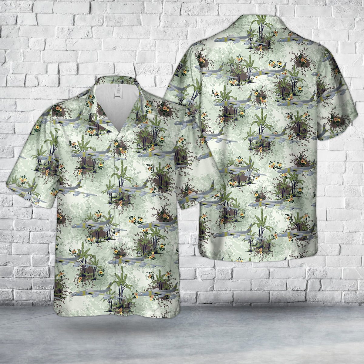 US Air Force 801st Bomb Wing ‘Treasure Hunter’ 1991 B-52G Hawaiian Shirt