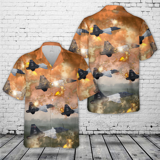US Air Force 87th Flying Training Squadron T-38s Hawaiian Shirt