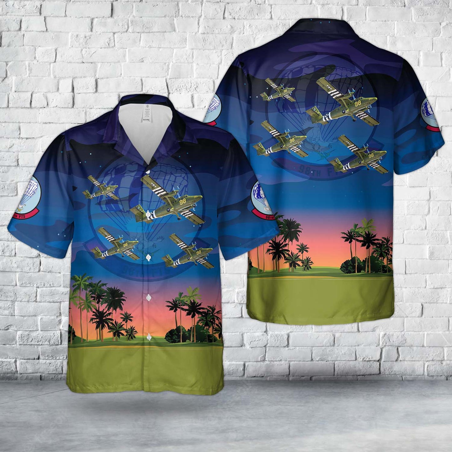 US Air Force 98th Flying Training Squadron UV-18B Twin Otter Hawaiian Shirt