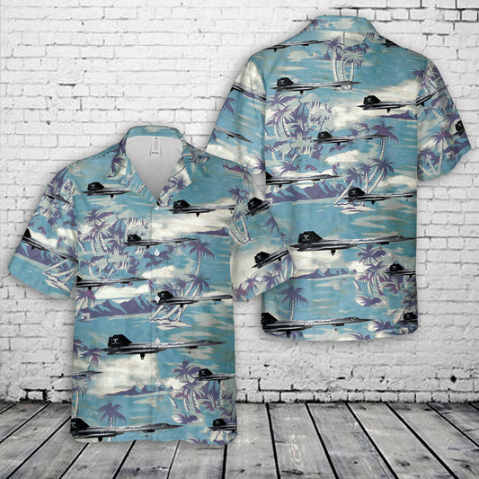 US Air Force 9th SRW "Charlie´s Problem", Lockheed SR-71A "Blackbird" Hawaiian Shirt