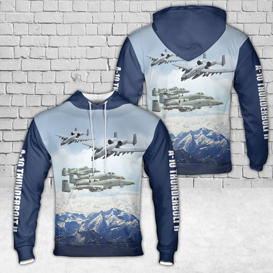 US Air Force A-10 Thunderbolt II 3D Hoodie