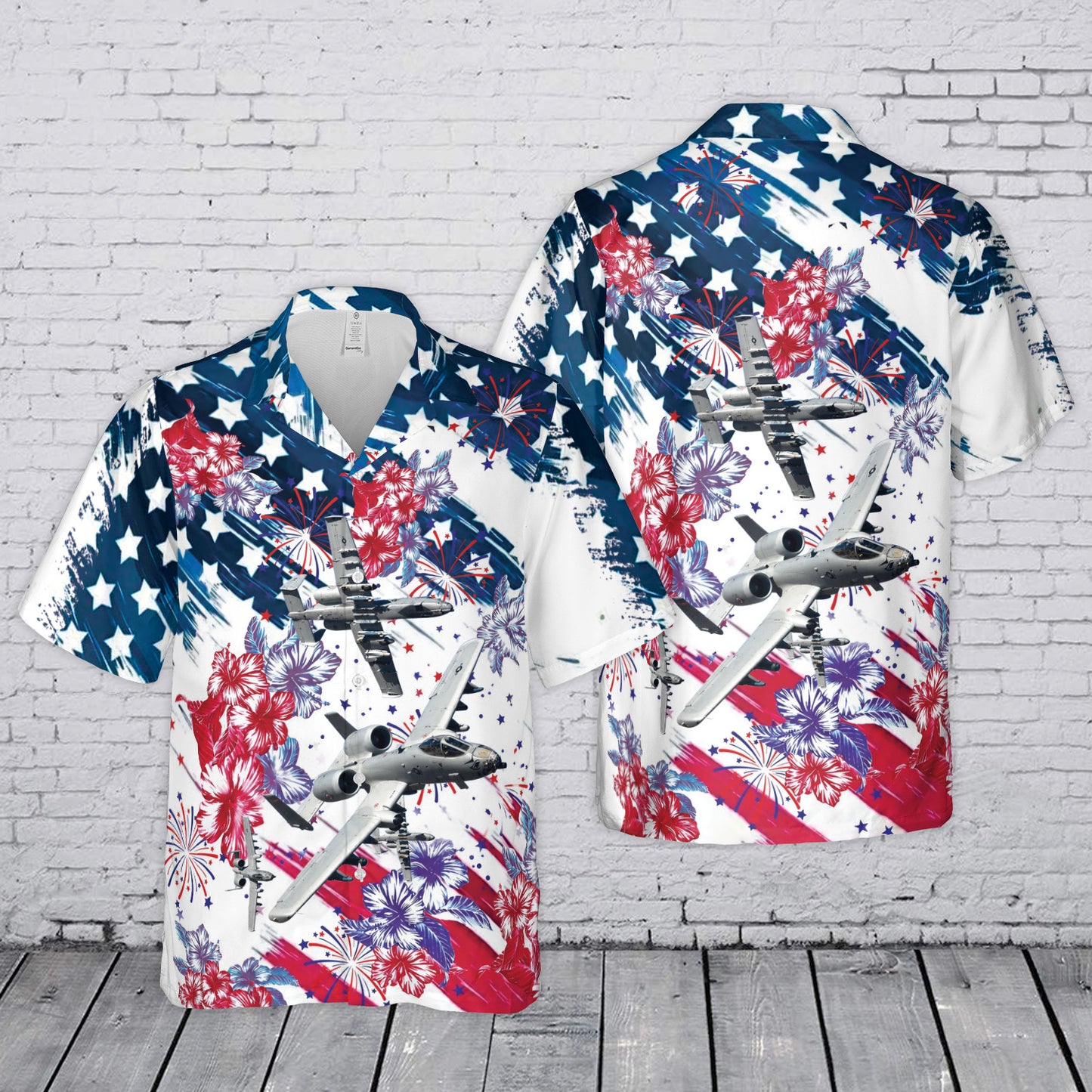 US Air Force A-10 Thunderbolt II 4th July 250th Anniversary 1776-2026 Hawaiian Shirt