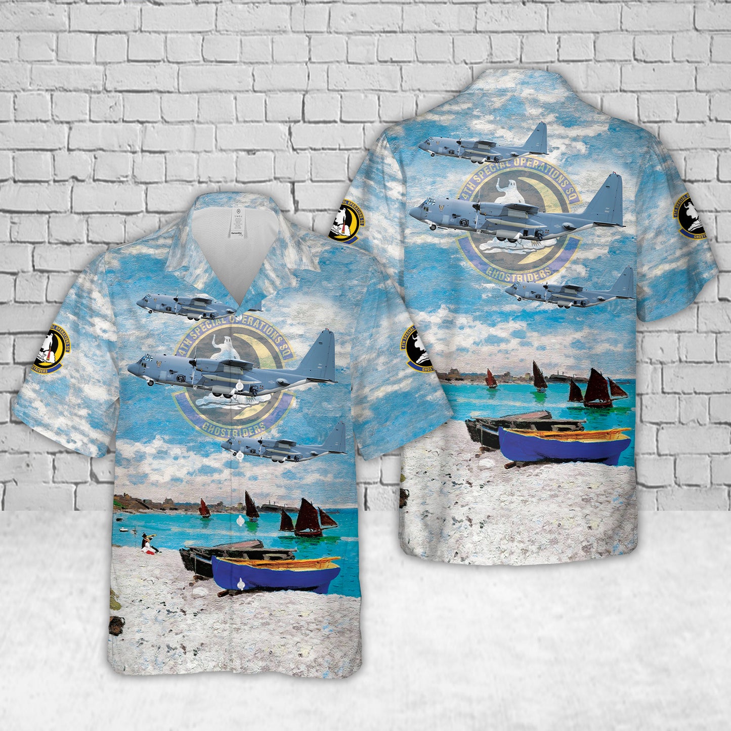 US Air Force AC-130U "Spooky II" Gunship – 1st SOW, Hurlburt Field Hawaiian Shirt