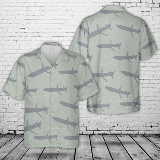 US Air Force AGM-86 ALCM Silhouettes Hawaiian Shirt
