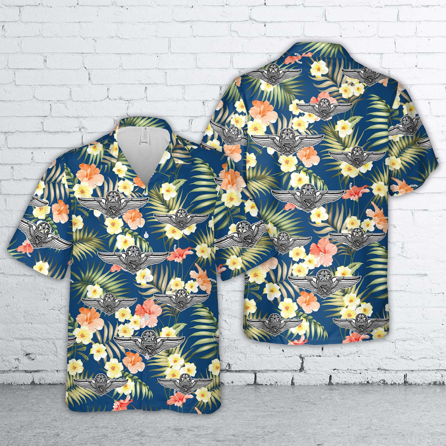 US Air Force Air Battle Manager - Master - Badge Insignia Hawaiian Shirt