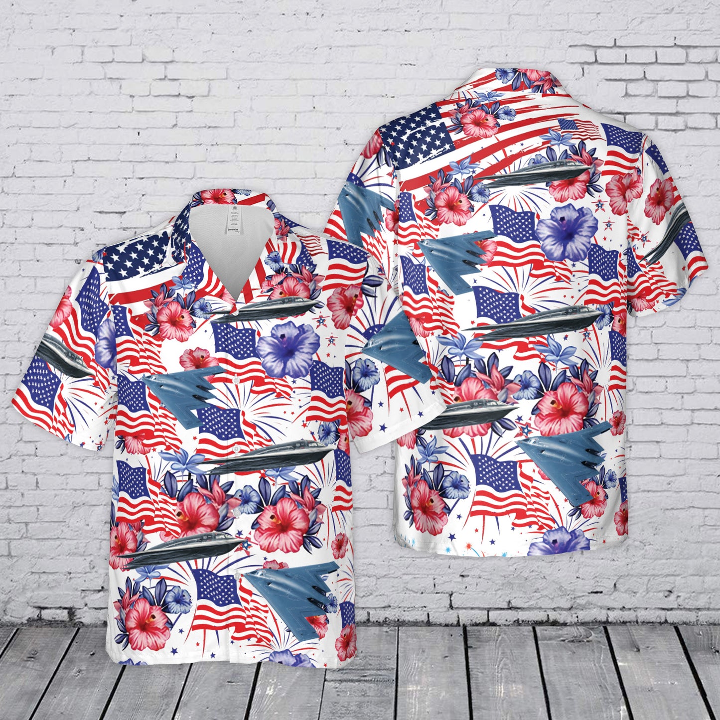 US Air Force B-2 Spirit 4th July 250th Anniversary 1776-2026 Hawaiian Shirt