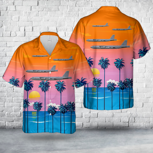 US Air Force B-52H Stratofortress 2nd BW, 11th BS Jiggs Squadron, BD/60-0011 "Mr. Jiggs". Barksdale AFB, LA - 2018 Hawaiian Shirt