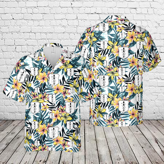 US Air Force Biomedical Sciences Corps Badge Hawaiian Shirt