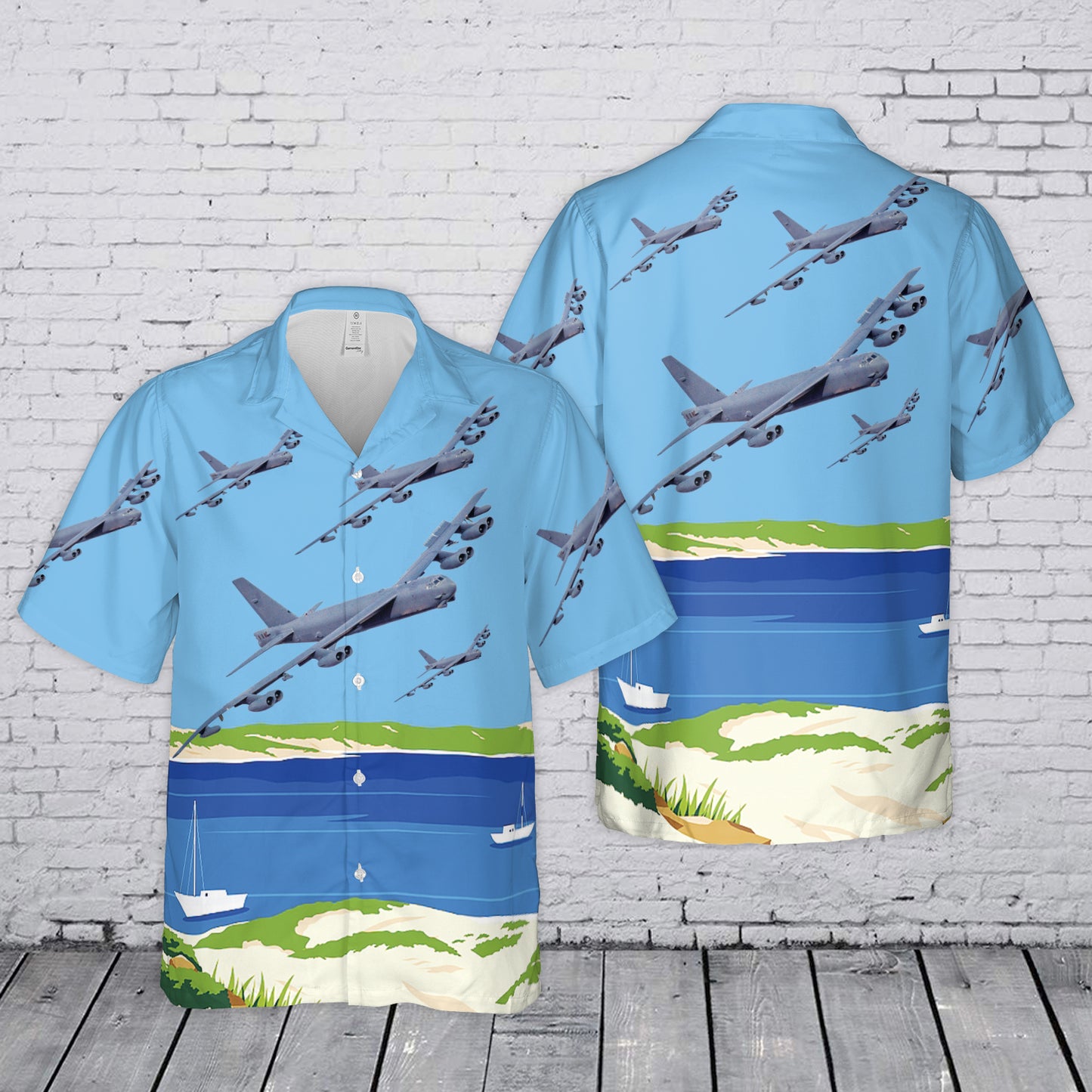 US Air Force Boeing B-52 Stratofortress Hawaiian Shirt