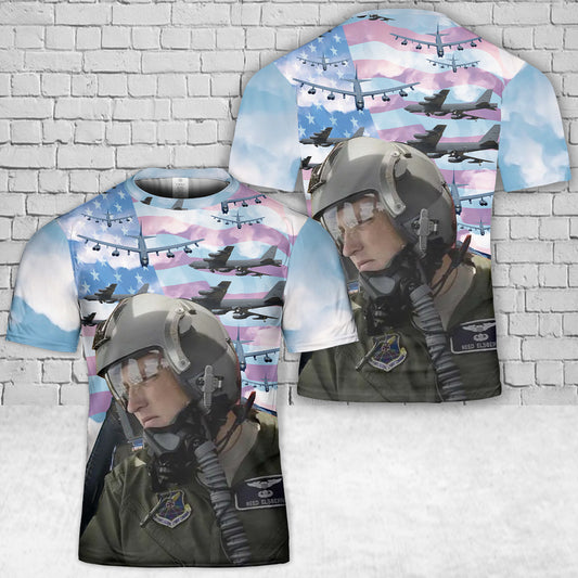 US Air Force Boeing B-52 Stratofortress T-Shirt 3D