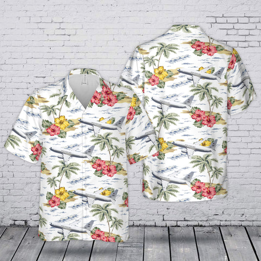 US Air Force Boeing C-40 Hawaiian Shirt