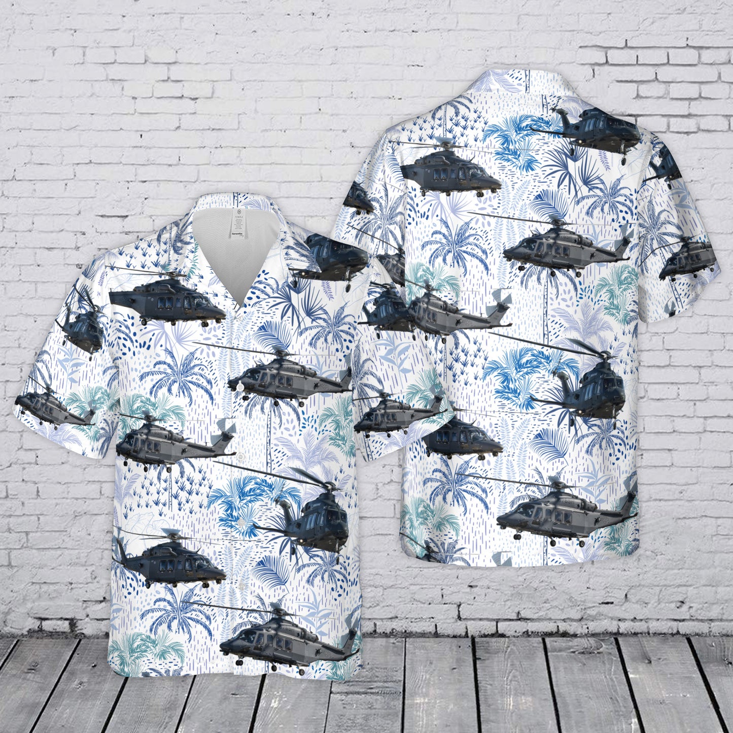 US Air Force Boeing MH-139 Grey Wolf Hawaiian Shirt