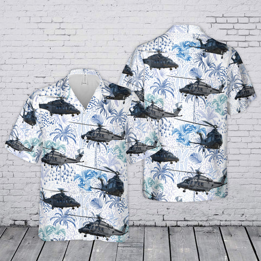 US Air Force Boeing MH-139 Grey Wolf Hawaiian Shirt