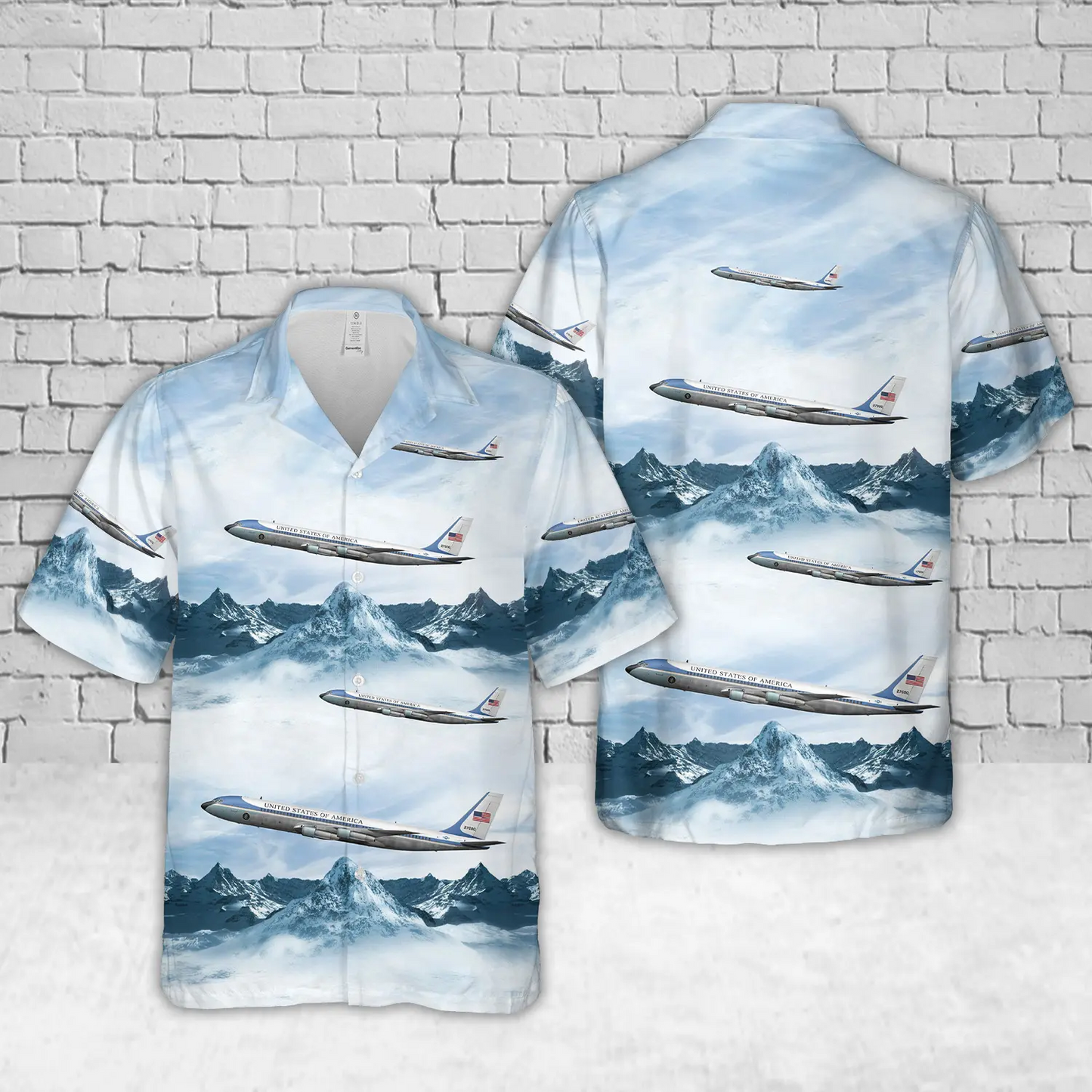 US Air Force Boeing VC-137C (Boeing 707-353B), 89th Airlift Wing, SAM 27000 "Air Force One" - Andrews AFB, Maryland Hawaiian Shirt