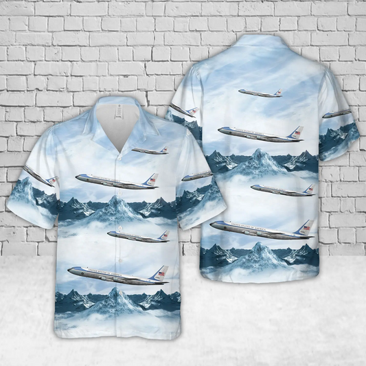 US Air Force Boeing VC-137C (Boeing 707-353B), 89th Airlift Wing, SAM 27000 "Air Force One" - Andrews AFB, Maryland Hawaiian Shirt