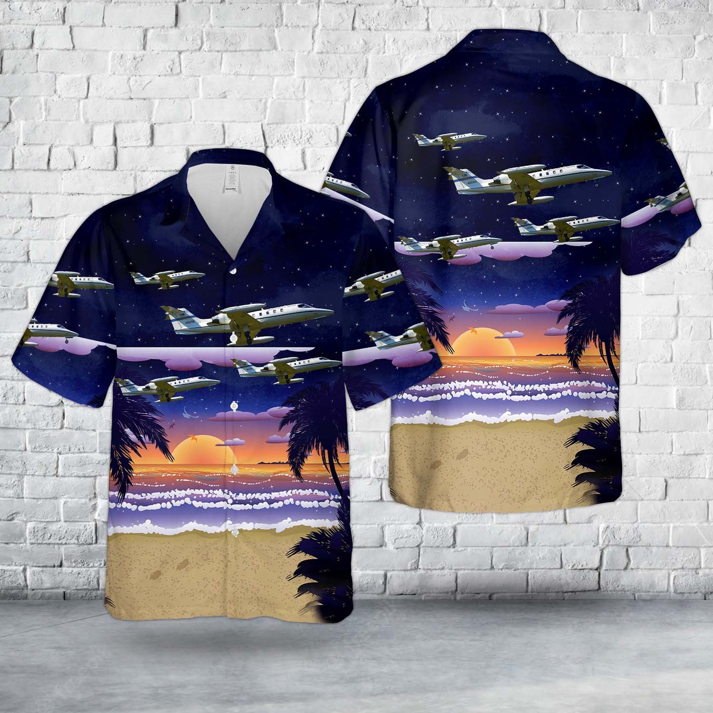 US Air Force C-21A Learjets Hawaiian Shirt