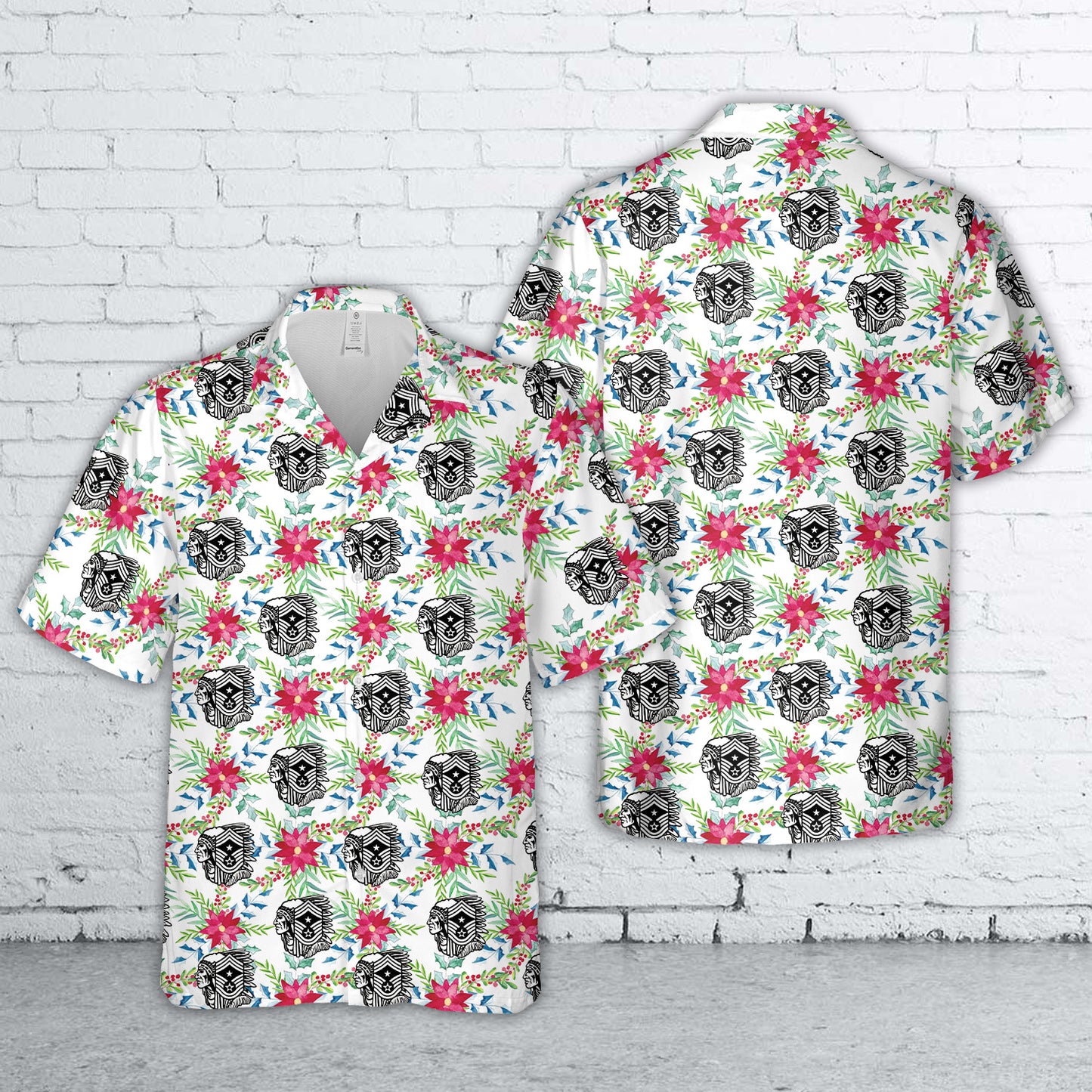 US Air Force Command Chief Master Sgt Hawaiian Shirt