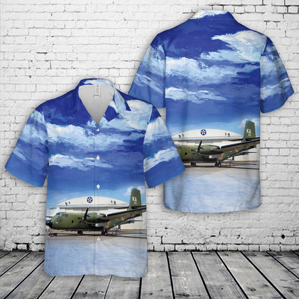 US Air Force De Havilland Canada C-7A Caribou 63-9760 Hawaiian Shirt